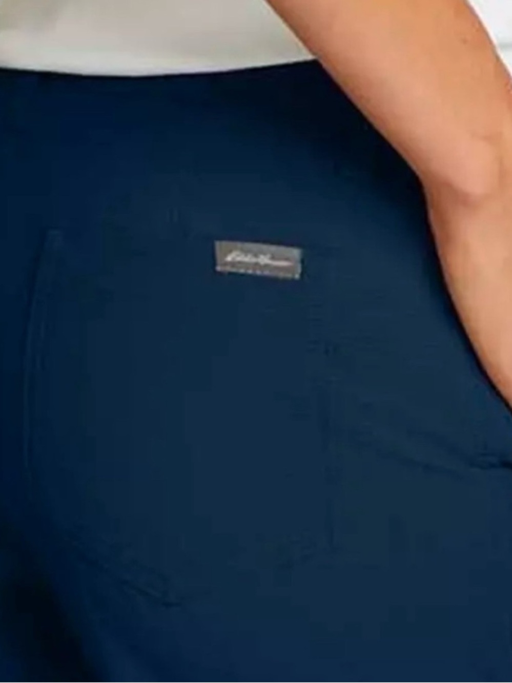 EDDIE BAUER Women’s Blue Stretch Ripstop Crop Pants - Picture 12 of 15